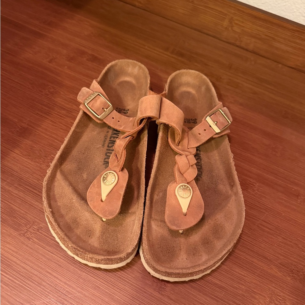 Birkenstock Brown Leather Sandals